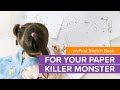 myFirst Sketch Book - Go Green Go Paperless, No More Paper Killer Monster