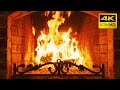 🔥 FIREPLACE 10 HOURS (ULTRA HD) 4K 🔥 Relaxing Fire Burning Video \u0026 Crackling Fireplace Sounds