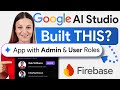 Google AI Studio Now Builds Roles \u0026 Permissions? 🤯 (Firebase | Firestore Setup)