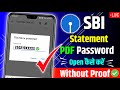 SBI Bank Statement Pdf Password | How To Open SBI Statement Pdf Password | Ranji Technical