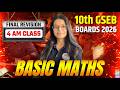 Class 10 BASIC MATHS | LAST REVISION 🔥 || Must Watch Before Exam ‼️ || UGT