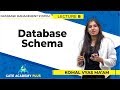 Database Schema | Lecture 8 | Database Management System