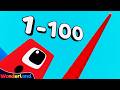 Wonderland: How Tall? | Reach the Moon | 1 to 100 | Learn to Count