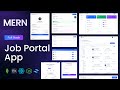 Build a Full-Stack MERN Job Portal | React, Node.js, MongoDB, Express