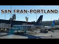 FENIX A320 - San Francisco to Flightbeam Portland - Ultra Graphics - Another try on A320