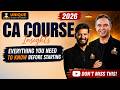 CA Course Insights 2026 | Everything You Need to Know Before Starting | CA Saumi Manglani