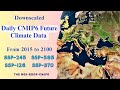 Downscaled CMIP6 Daily Future Climate Data (Precipitation, Temperature, Humidity) from 2015 - 2100