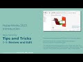 HyperMesh 2023 - Tips and Tricks - Review and Edit