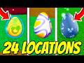 How To FIND ALL EGG LOCATIONS In Blox Fruits! Roblox