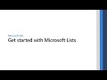 Get started with Microsoft Lists