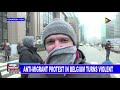 GLOBAL NEWS: Anti-migrant protest in Belgium turns violent
