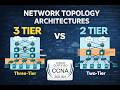 2 tier | 3 tier | collapsed core network architecture explained | Free CCNA 200-301 |