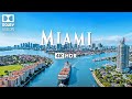 MIAMI 4K ULTRA HD [60FPS] • Fly Over Miami's Enchanting Beauty with Inspiring Cinematic Music