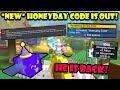 *NEW* HONEYDAY CODE IS OUT 😱 (OMG FINALLY - ONETT BACK) | Bee Swarm Simulator 🐝