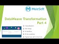 Mulesoft Tutorials | DataWeave Transformation Part 4 | DataWeave | NetBook | P17