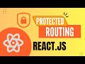 Protected Routes in React.js | Login Logout Flow using localStorage | React Authentication