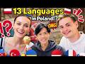 Speaking 13 LANGUAGES in Poland – Their Reactions Were INSANE! 🇵🇱
