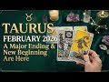 Taurus February 2026 Tarot | A Major Cycle Ends — Your New Chapter Begins