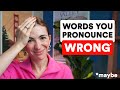 14 English Words You're (probably) Mispronouncing! | Difficult Pronunciation | Common Mistakes