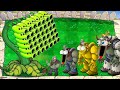 Threepeater Gatling Vs Giga Gargantuar Vs Dr Zomboss Plants Vs Zombies Battlez
