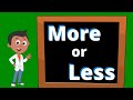 Learning More and Less: Fun Math for Preschool, Kindergarten and All Kids!