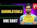 Quadrilaterals Class 9 in ONE SHOT🔥 || Maths Chapter 8 || Ritik Mishra