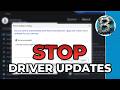 STOP Windows from Installing Drivers Automatically! (Disable Driver Updates)