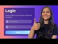 Login Form using HTML \u0026 Tailwind CSS