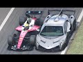 Lewis Hamilton Ferrari F1 2026 vs Lamborghini Veneno at Monza