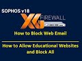 5.2 Corporate Web Filtering Policy Configuration on Sophos Firewall {Hands-on Labs Scenarios}
