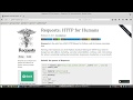Intermediate Python Tutorials - Using the Python Requests library to send HTTP/1.1 requests