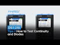 FNIRSI DST-210 Oscilloscope Multimeter | How to Test Diodes \u0026 Continuity Quickly?⚡#fnirsi#multimeter