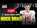 LIVE 7-Round 2026 NFL Mock Draft | EVERY PICK 1 Week From Draft Night! 👀