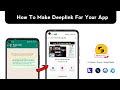 How To Make Deeplink In Kodular || How To Make Deeplink || How To Make Deeplink In Android Builder