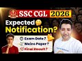 SSC CGL 2026 Expected Notification kab aayega | Exam Date | Vacancy| Final Result
