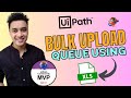 UiPath | Uploading Queue Items Using a CSV File | Transactional Processing Orchestrator | RPA