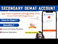 How To Open Secondary DEMAT Account in ZERODHA ? | Benefits | Zerodha DEMAT Account in Tamil