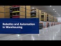 WEBINAR - Automation \u0026 Robotics in Warehousing