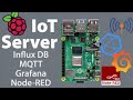 Raspberry Pi IoT Server Tutorial: InfluxDB, MQTT, Grafana, Node-RED \u0026 Docker