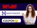 Hostinger Coupon Code 2025: Get 90% OFF + 3 FREE Months (The BEST DEAL)