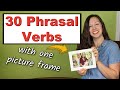 30 Phrasal Verbs with one Picture Frame