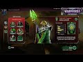 Warhammer 40k Warpforge The Card Game with Necron hero Nemesor Zahndrekh Deck #3