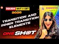 Transition and Inner Transition Elements Class 12 One Shot | HSC \u0026 MHT-CET 2026 | By Siona Mam