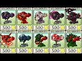 PVZ Fusion 3.3 - All Peashooter Plants Showcase!