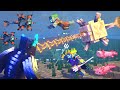 Warden vs Elder Guardian and Drowned Ocean Army (Minecraft Animation Movie)
