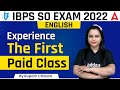 IBPS SO 2022-23 | Experience The First Paid Class of English By Rupam Chikara