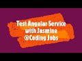 Best Angular Unit Test to test a service with Jasmine [Coding Jobs @Artificial Intelligence]