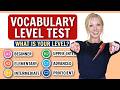 What is YOUR English vocabulary level? Take this test!
