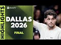 Taylor Fritz vs Ben Shelton For The Title 🏆 | Dallas 2026 Final Highlights