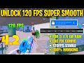 💫120 FPS+SUPER SMOOTH CONFIG BGMI 4.2 |BGMI LAG FIX CONFIG 4.2 | 120 FPS LAG FIX CONFIG PUBG 4.2